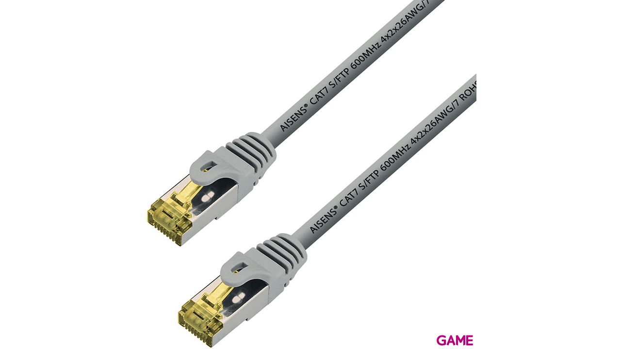 Aisens A146-0338 Cat7 S/FTP (S-STP) 10m Gris - Cable Red