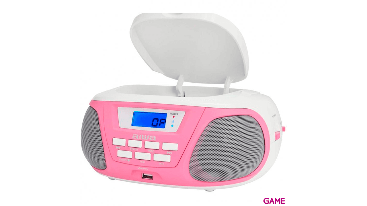 Aiwa Boombox BBTU-300PK - Bluetooth CD USB MP3 - Radio CD
