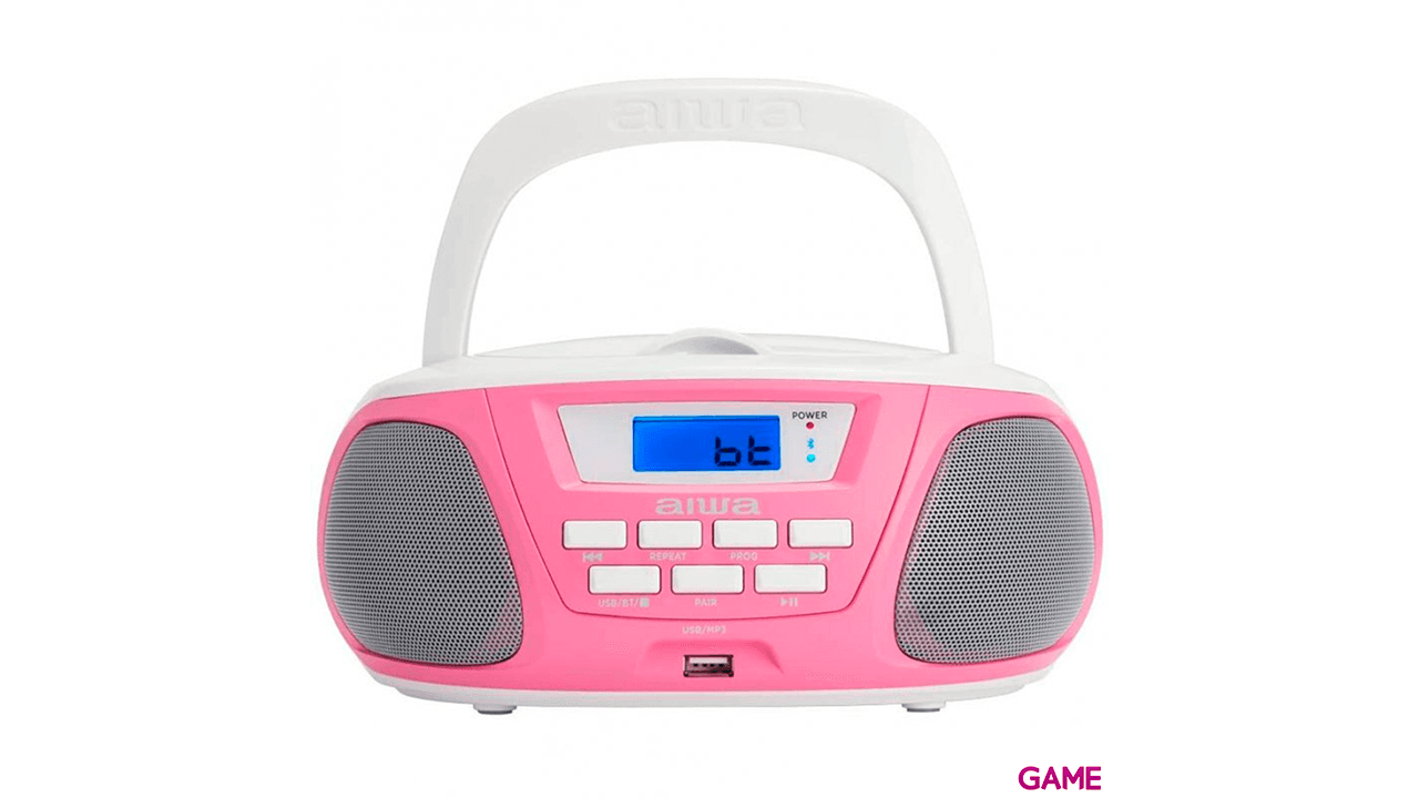 Aiwa Boombox BBTU-300PK - Bluetooth CD USB MP3 - Radio CD