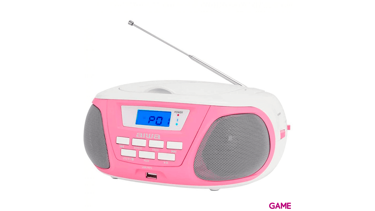 Aiwa Boombox BBTU-300PK - Bluetooth CD USB MP3 - Radio CD