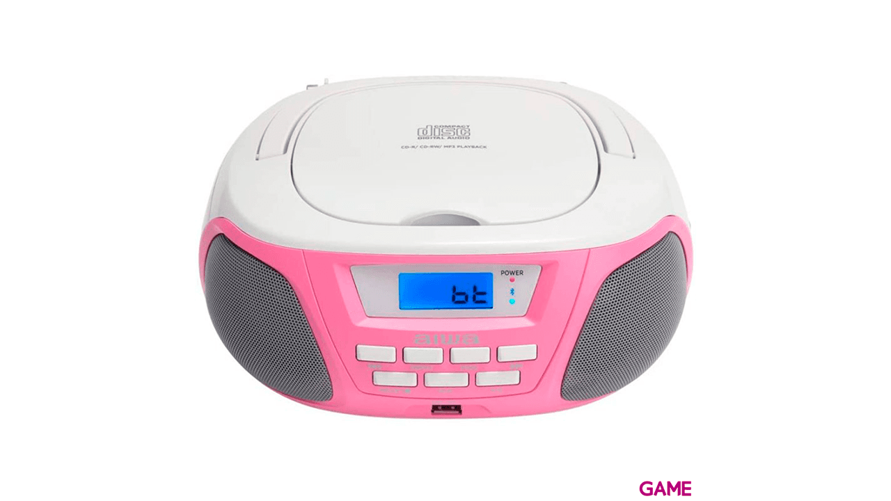 Aiwa Boombox BBTU-300PK - Bluetooth CD USB MP3 - Radio CD