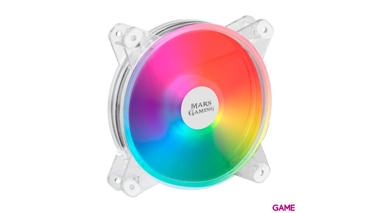 Mars Gaming MFD 120mm Transparente - Ventilador Caja