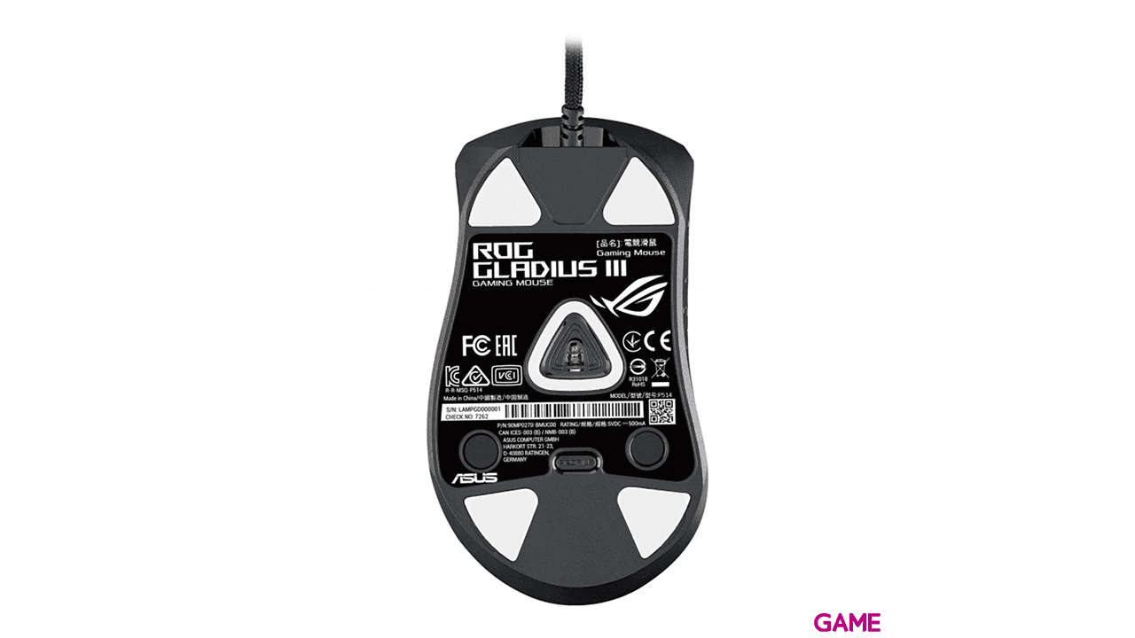 ASUS ROG Gladius III USB A Optico 19000DPI - Raton Gaming