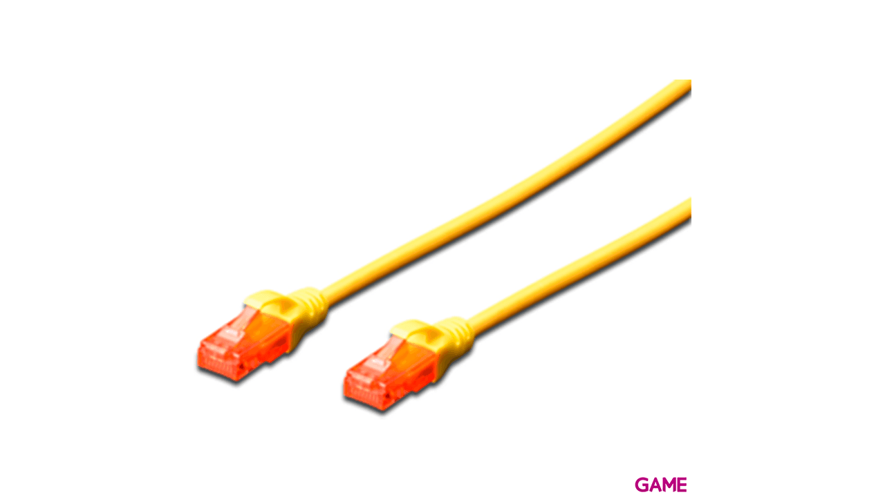 Ewent EW-6U-050 5m Cat6 U/UTP (UTP) Amarillo - Cable Red