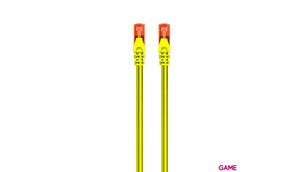 Ewent IM1011Amarillo 1m Cat6 U/UTP  - Cable Red