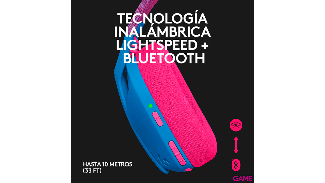 Logitech G435 Lightspeed Wireless Azul PC - PS5 - PS4 - Switch - Movil - Auriculares Gaming