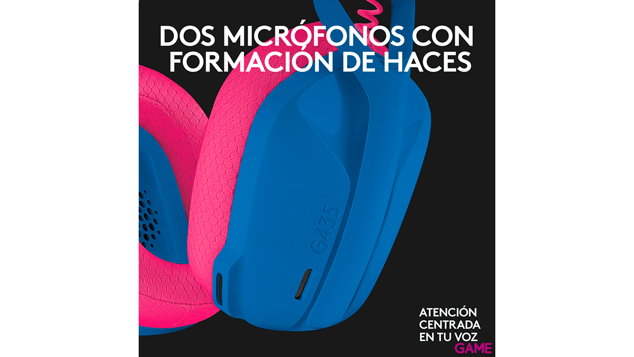 Logitech G435 Lightspeed Wireless Azul PC - PS5 - PS4 - Switch - Movil - Auriculares Gaming