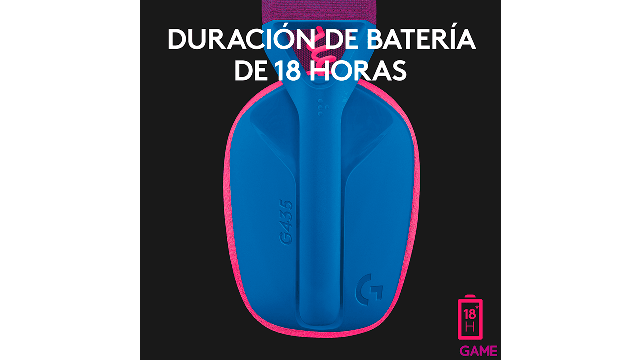 Logitech G435 Lightspeed Wireless Azul PC - PS5 - PS4 - Switch - Movil - Auriculares Gaming