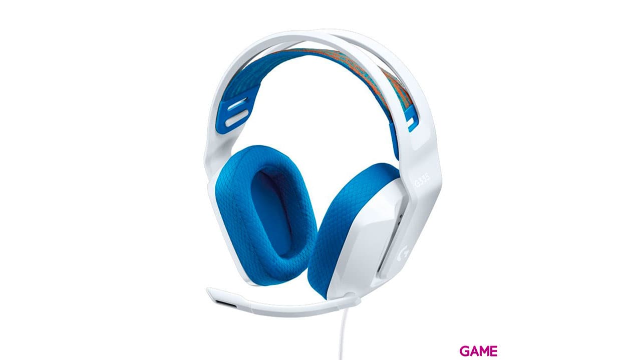 Logitech G335 Blanco - PC - PS5 - PS4 - XBOX - Switch - Auriculares Gaming