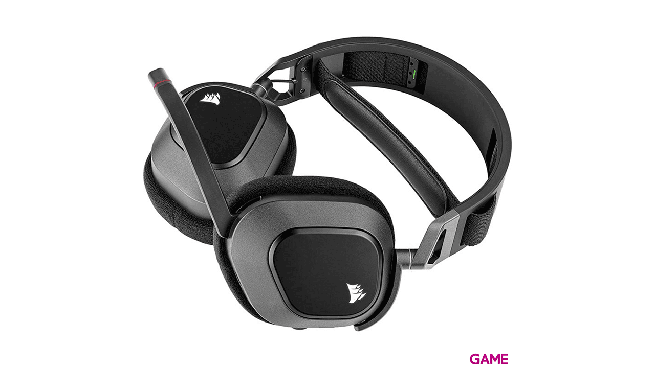 Corsair HS80 - RGB - Wireless - Negro - PC (Dolby Atmos)- PS4 - PS5 (Audio 3D) -  Auriculares Gaming
