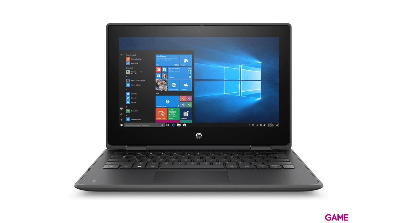 HP ProBook x360 11 G5 Híbrido Celeron N4120 - UHD Graphics 600 - 4GB - 128GB SSD - 11.6´´ Tactil - W10 - Ordenador Portatil