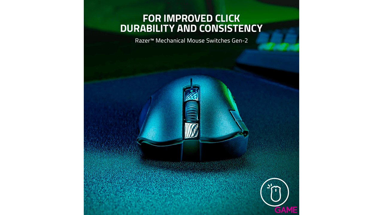 Razer Deathadder V2 X HyperSpeed 6400 DPI - Raton Gaming