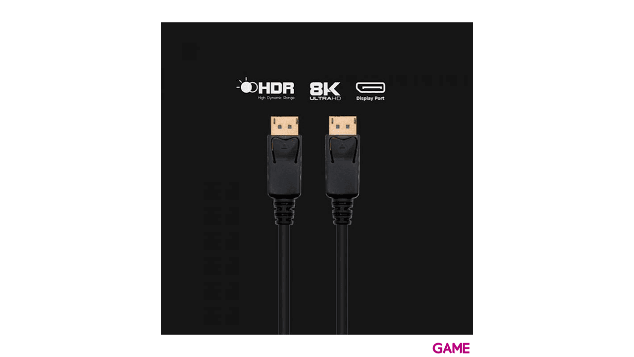 Ewent EC1406 DisplayPort 2 m Negro - Cable