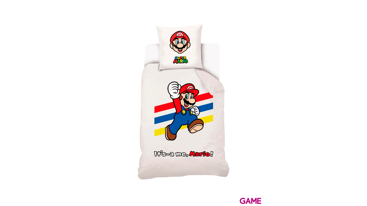 Funda Nórdica Premium Super Mario: Mario cama 90