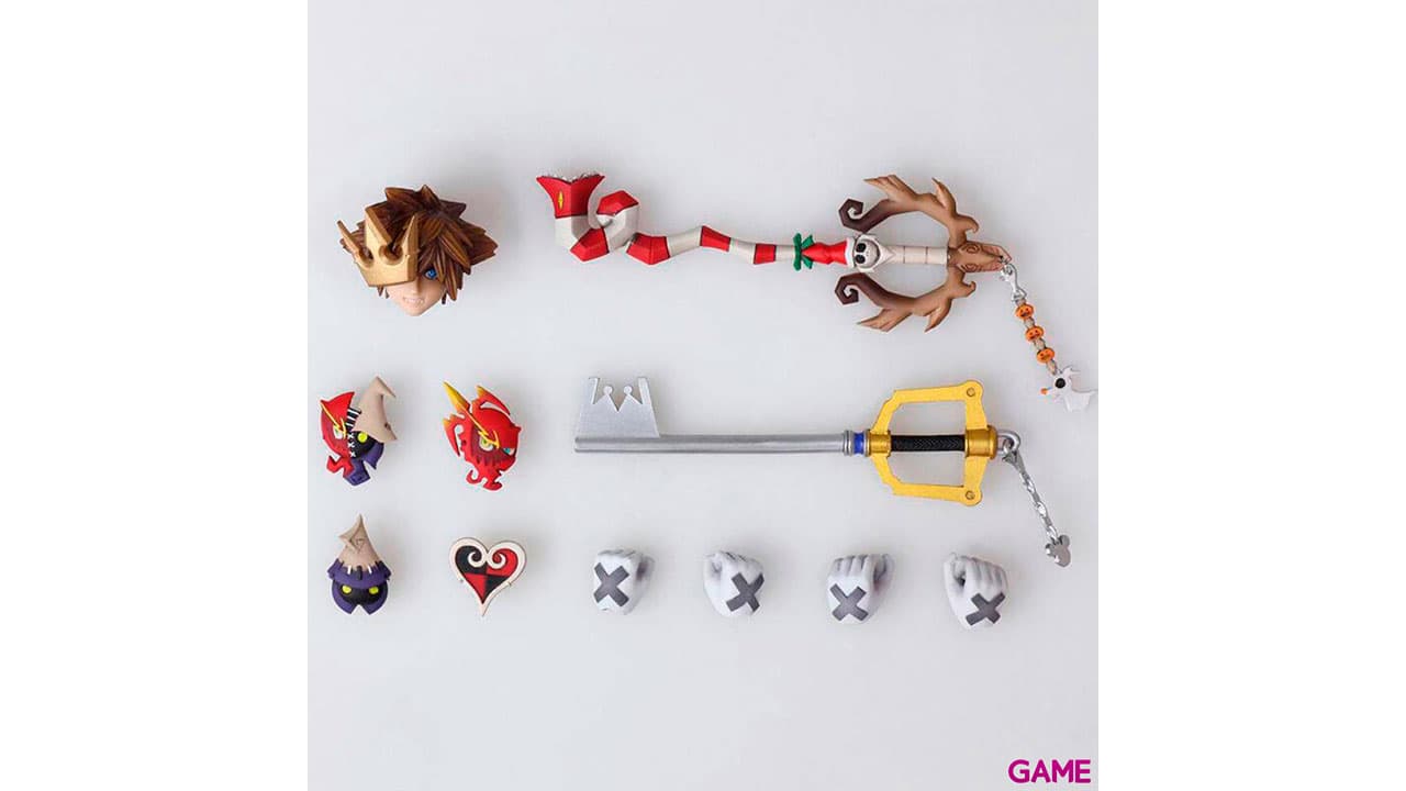Figura Sora Halloween Town Ver Kingdom Hearts II Bring Arts Disney 15cm