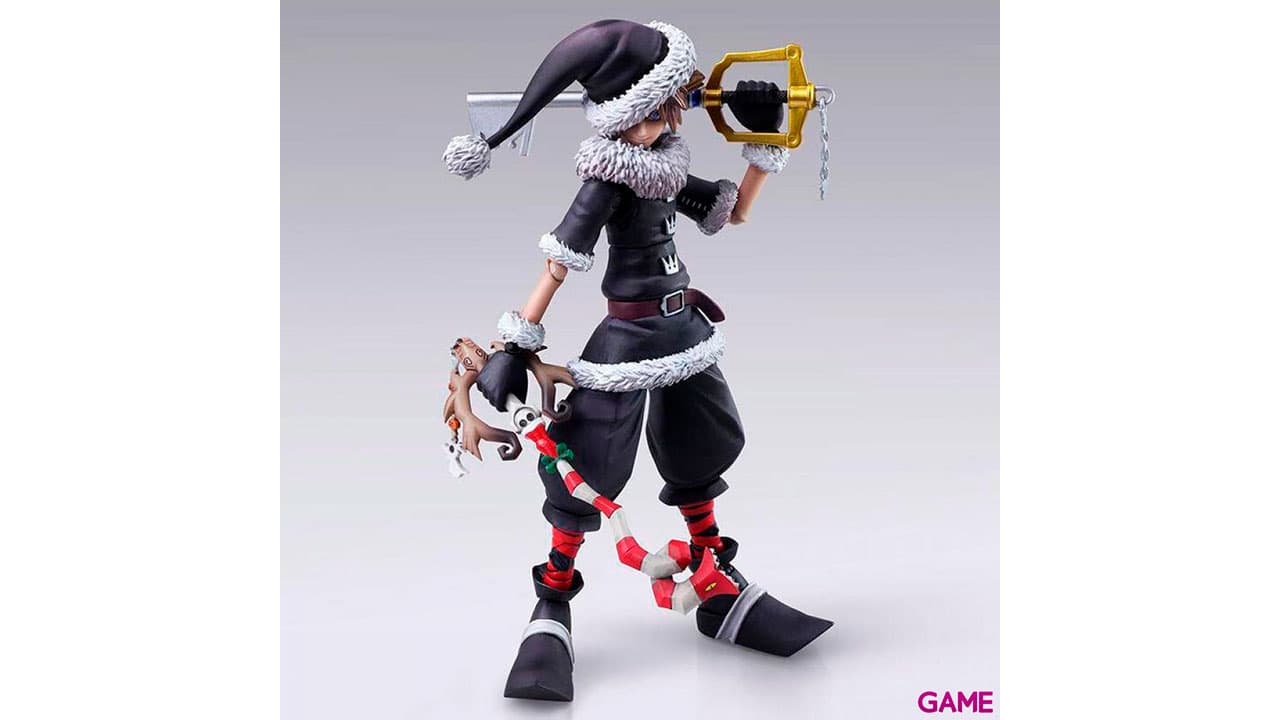 Figura Sora Christmas Town Ver Kingdom Hearts II Bring Arts Disney 15cm