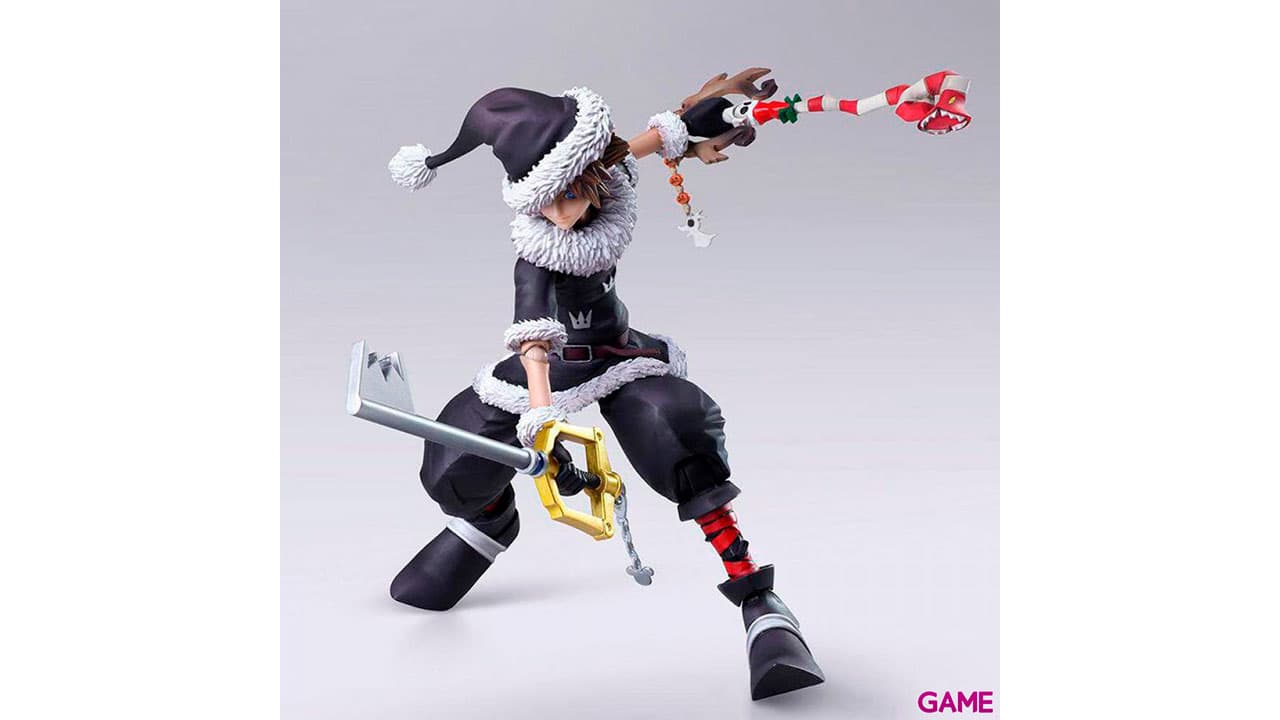 Figura Sora Christmas Town Ver Kingdom Hearts II Bring Arts Disney 15cm