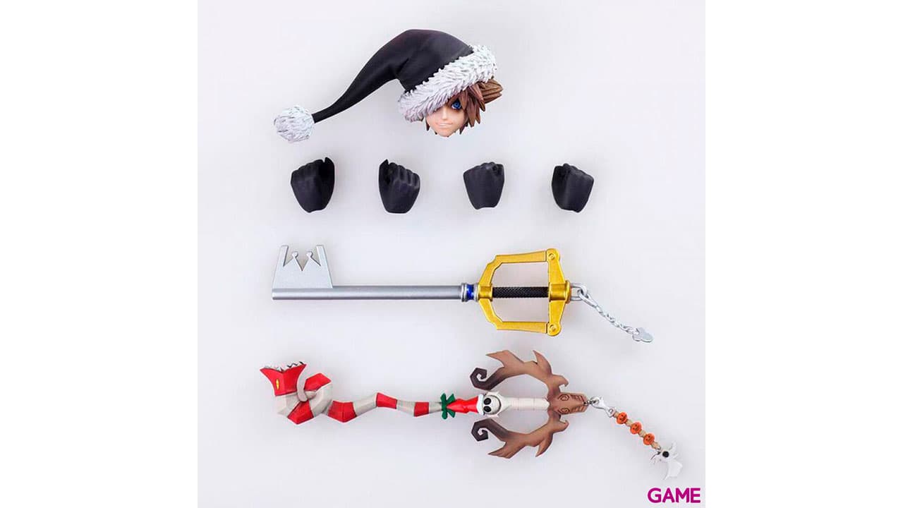 Figura Sora Christmas Town Ver Kingdom Hearts II Bring Arts Disney 15cm