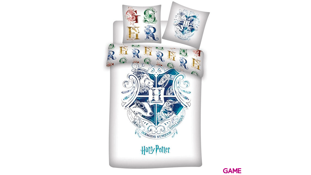 Funda Nórdica Hogwarts Harry Potter cama 135cm microfibra