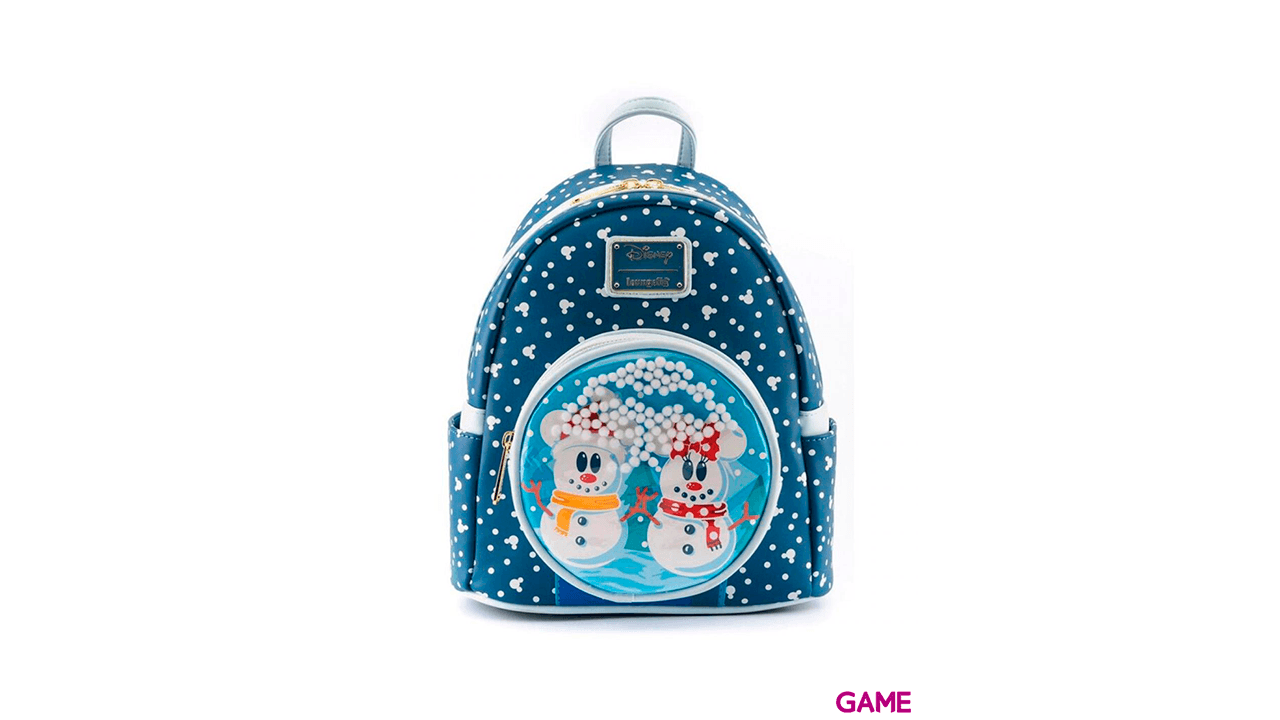 LoungeFly Mickey Minnie Snowman Disney 26cm - Mochila