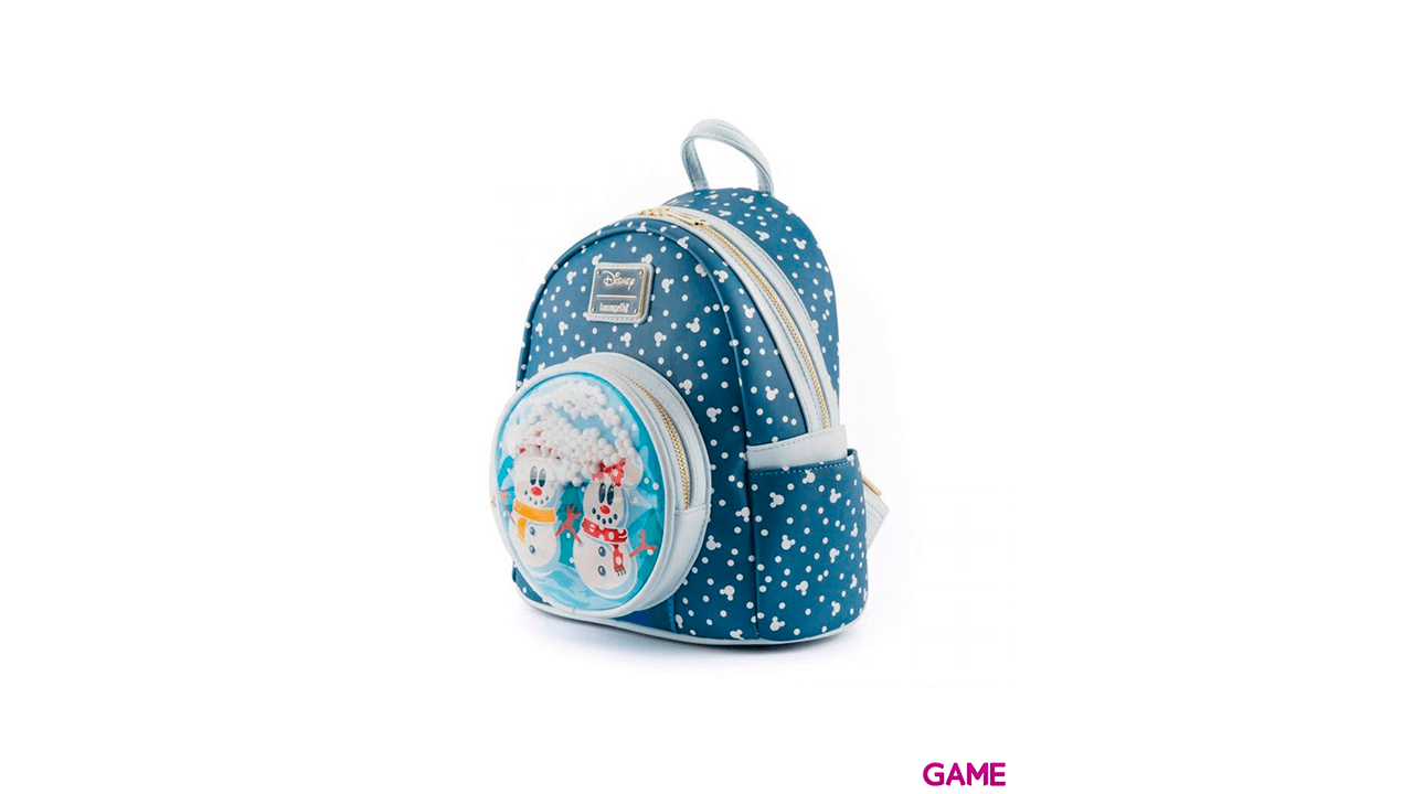 LoungeFly Mickey Minnie Snowman Disney 26cm - Mochila
