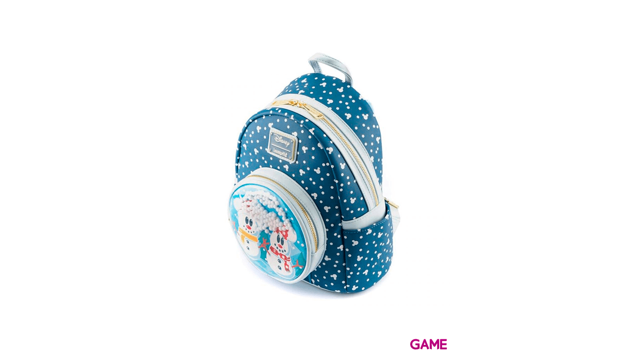 LoungeFly Mickey Minnie Snowman Disney 26cm - Mochila