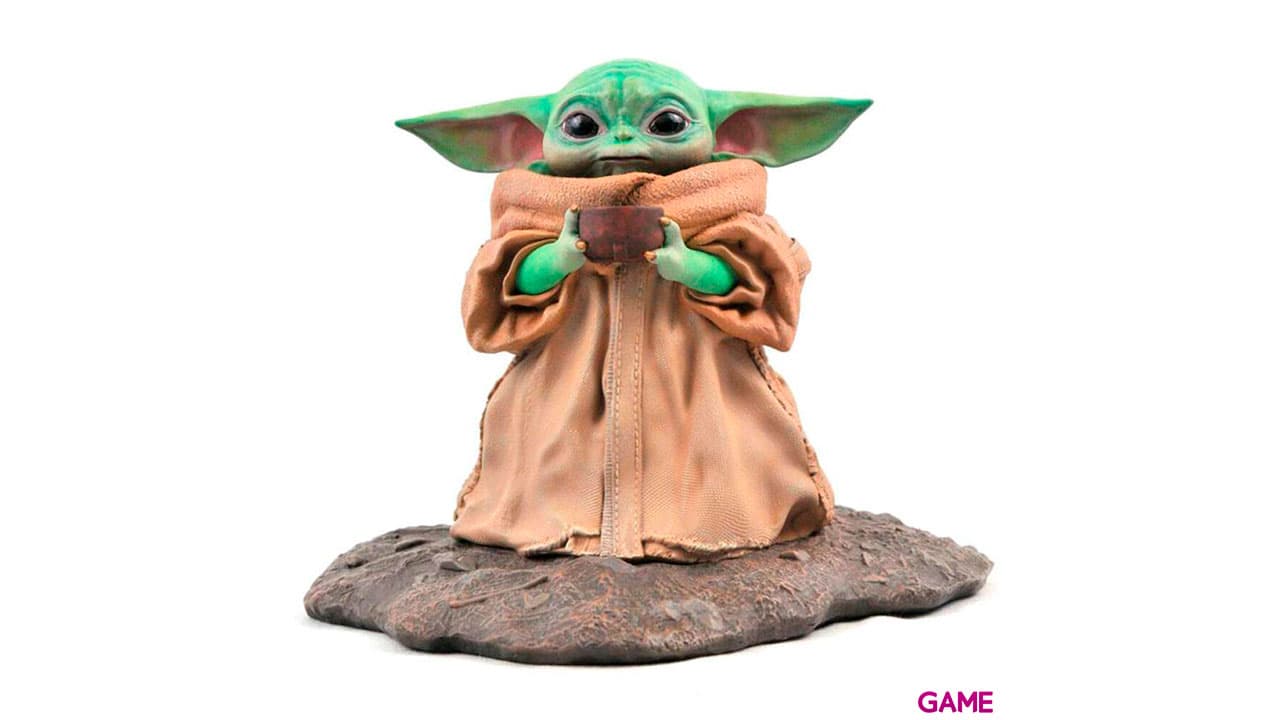 Estatua Premier Collection The Child Soup The Mandalorian Star Wars 17cm