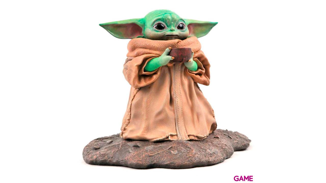 Estatua Premier Collection The Child Soup The Mandalorian Star Wars 17cm