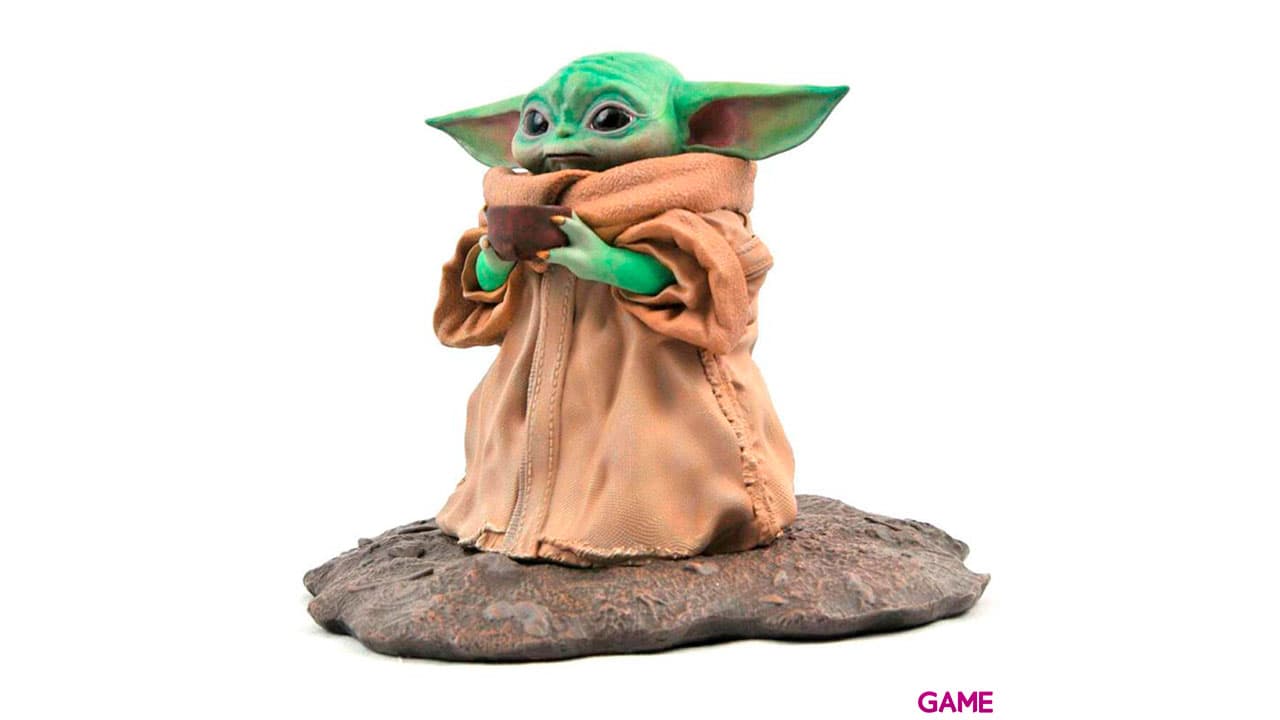 Estatua Premier Collection The Child Soup The Mandalorian Star Wars 17cm