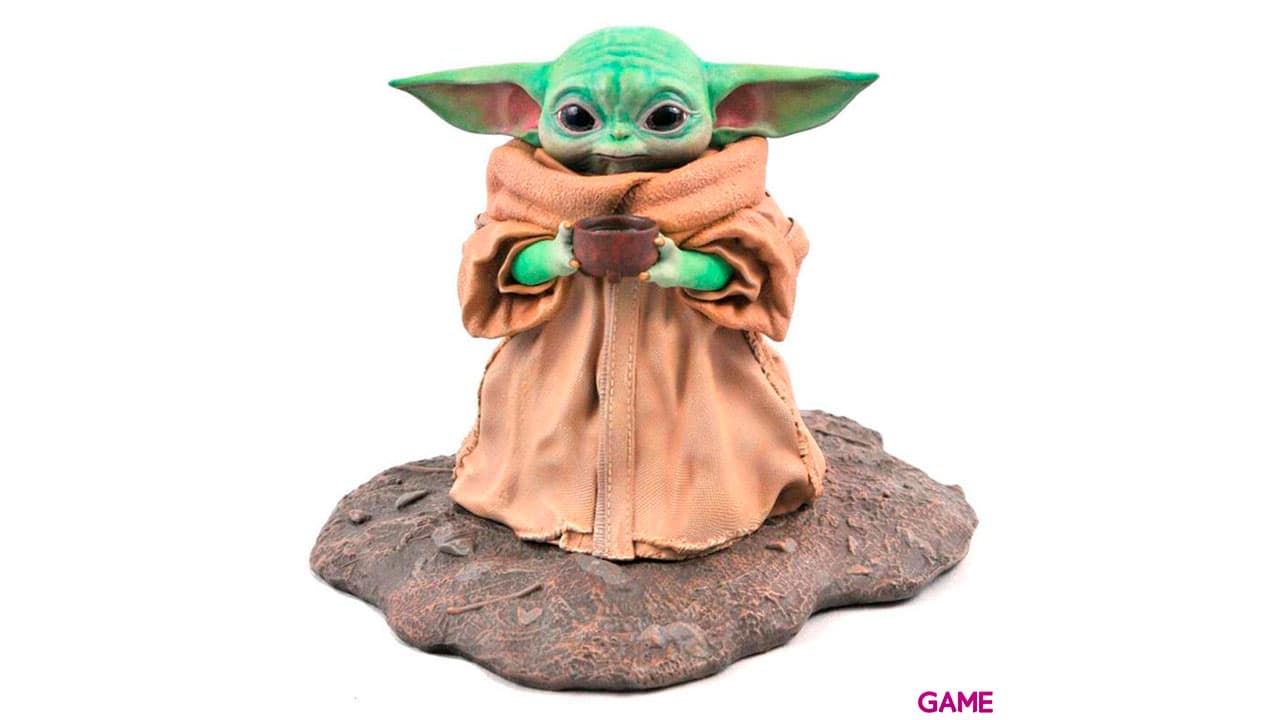 Estatua Premier Collection The Child Soup The Mandalorian Star Wars 17cm