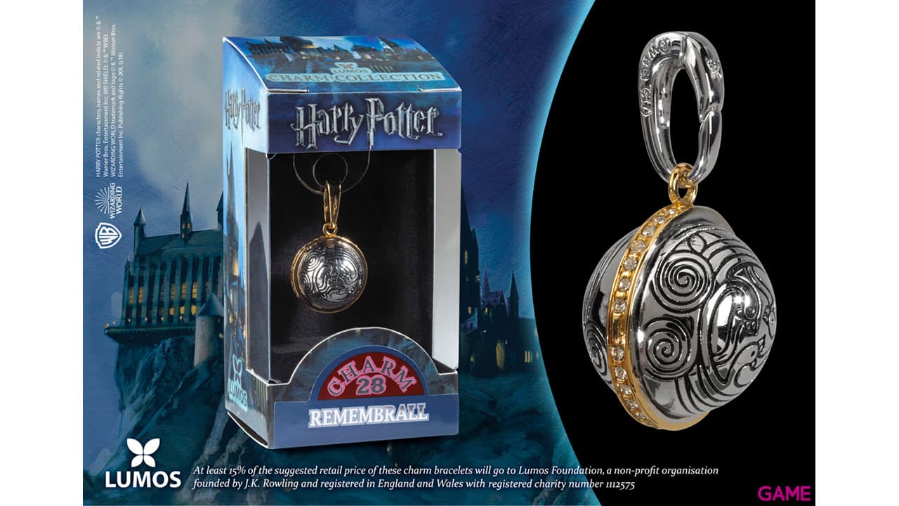 Colgante charm Remembrall Harry Potter