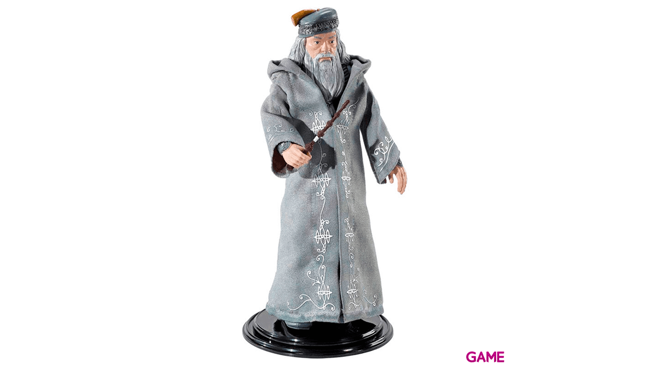 Figura Maleable Bendyfigs Dumbledore con varita Harry Potter 19cm