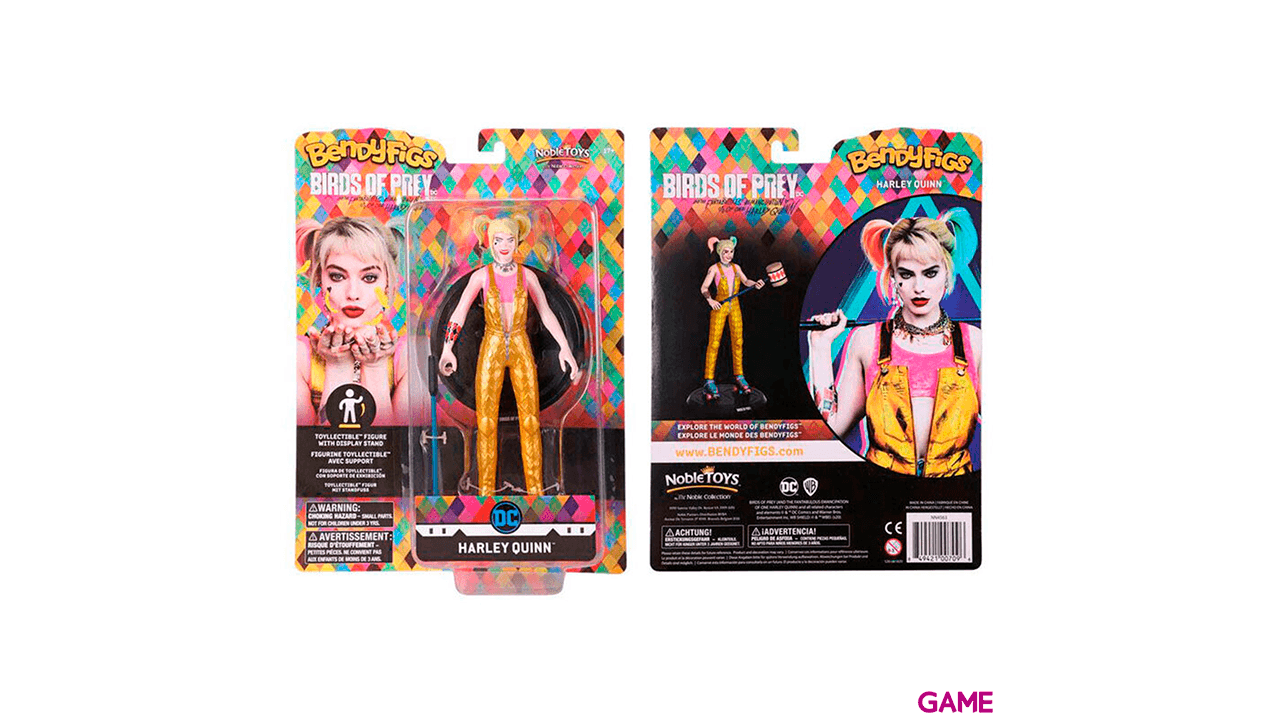Figura Maleable Bendyfigs Harley Quinn DC Comics 19cm