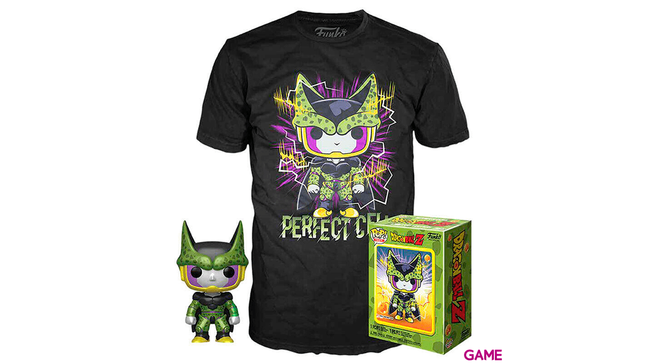 Set figura POP Tee Dragon Ball Z Perfect Cell Talla M