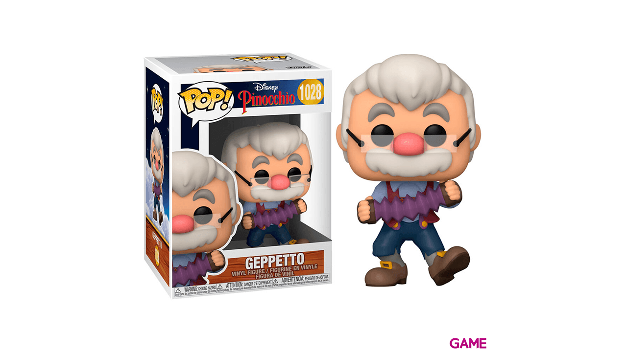 Figura POP Disney Pinocho Geppetto with Accordion