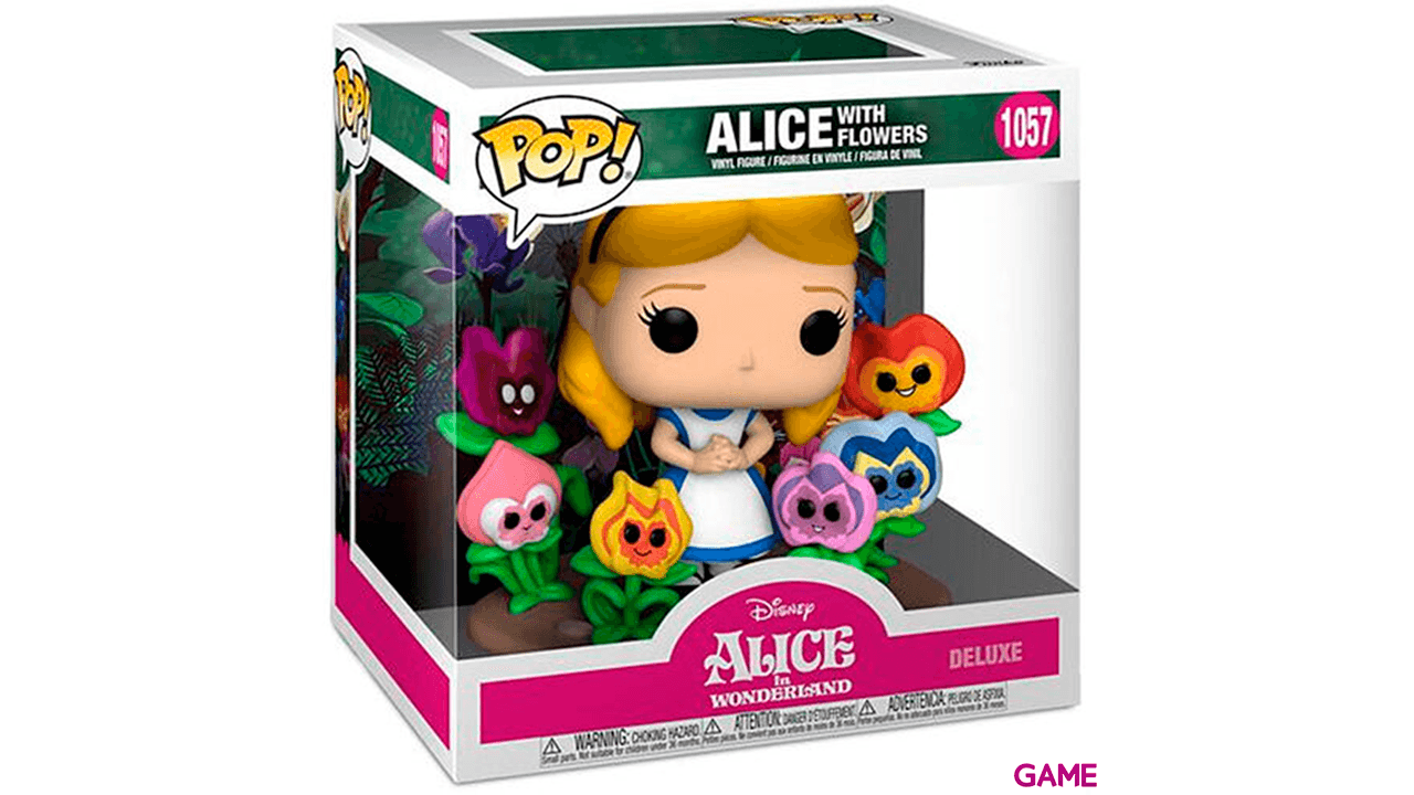 Figura POP Disney Alicia en el Pais de las Maravillas 70th Alice with Flowers