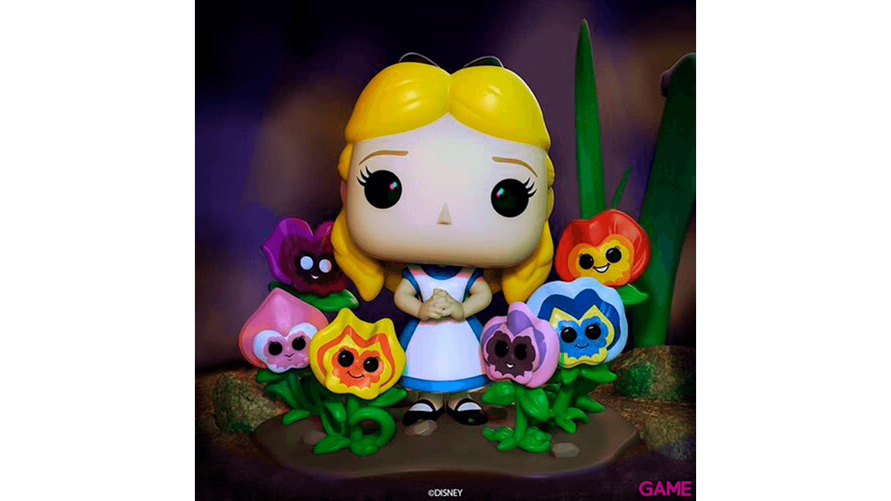 Figura POP Disney Alicia en el Pais de las Maravillas 70th Alice with Flowers