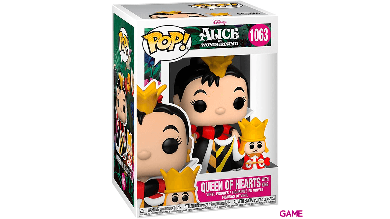 Figura POP Disney Alicia en el Pais de las Maravillas Queen with King