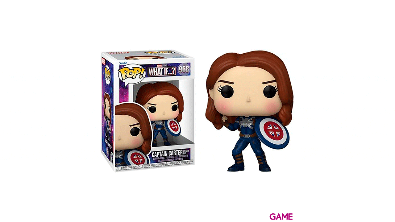 Figura POP Marvel What If Captain Carter Stealth