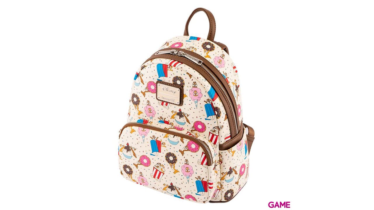 LoungeFly Dulces Regalos Chip and Dale Disney 26cm - Mochila