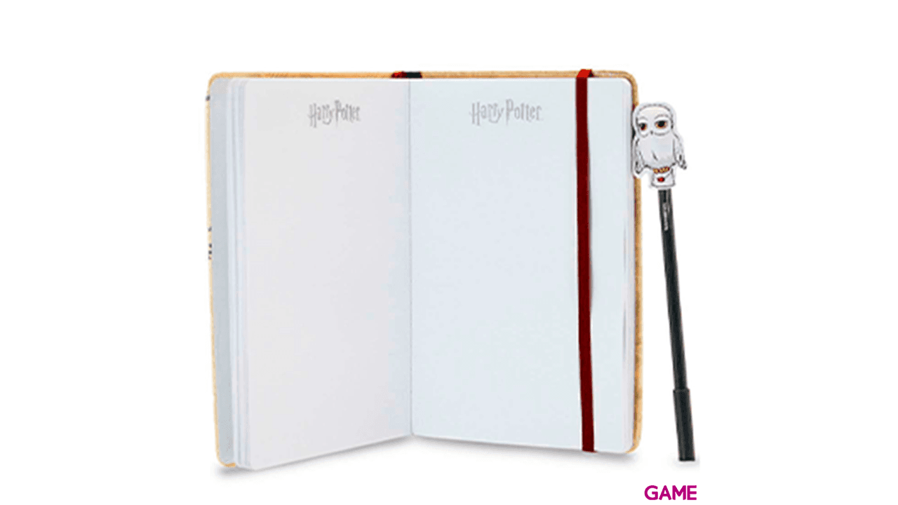 Set diario boligrafo Hedwig Harry Potter