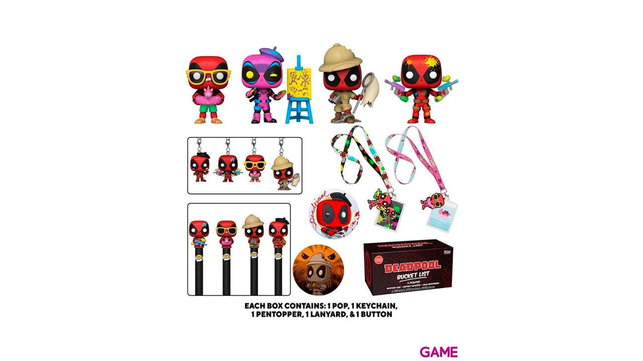 Kit Mistery Box Marvel Deadpool 2021
