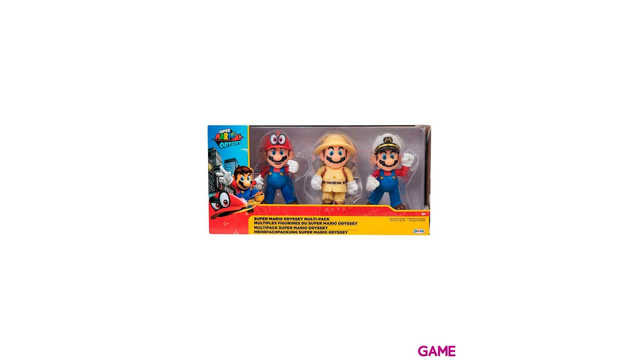 Pack 3 Figuras Super Mario 10cm
