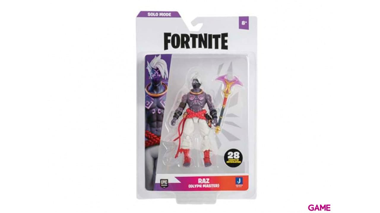 Figura Raz Glyph Master Solo Mode Fortnite 10cm