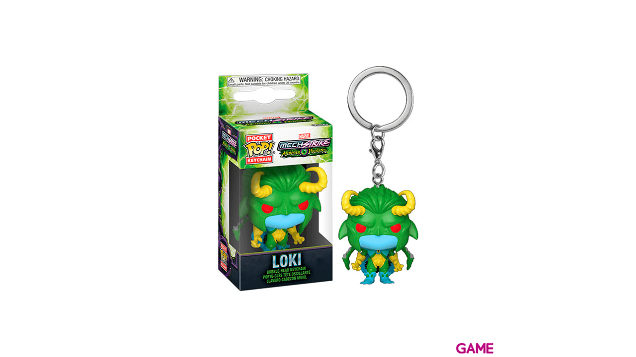 Llavero Pocket POP Marvel Monster Hunters Loki