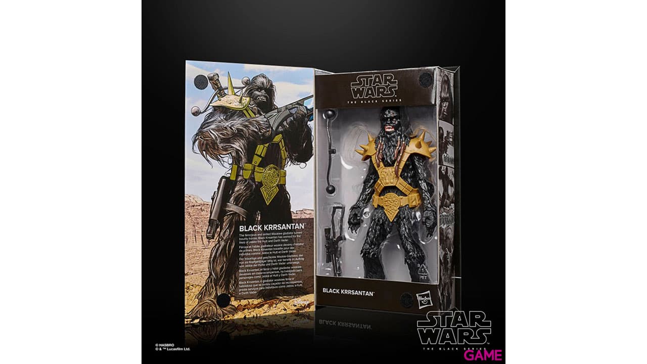 Figura Black Krrsantan Star Wars Black Series 15cm