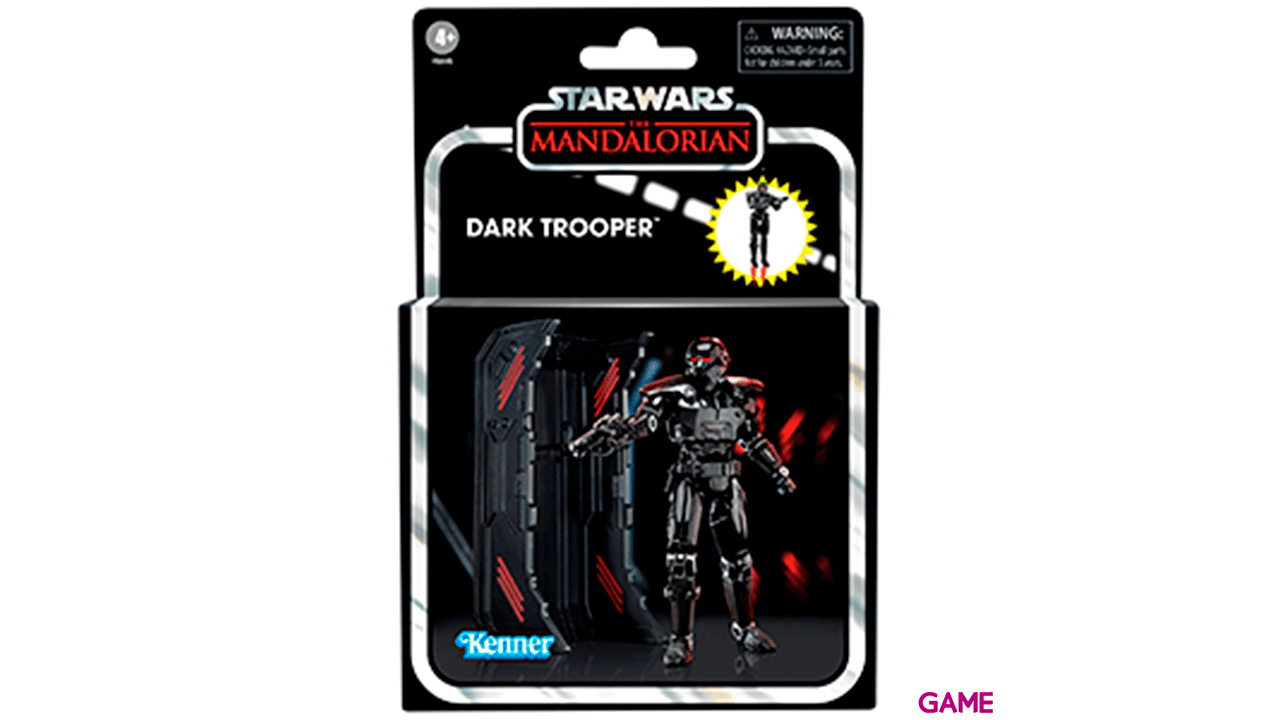 Figura Vin Dark Trooper The Mandalorian Star Wars 9,5cm
