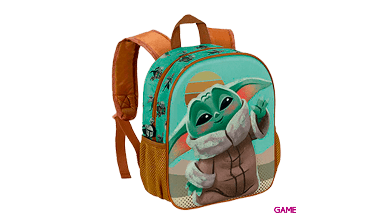 Mochila 3D Say Hi Grogu The Mandalorian Star Wars 31cm
