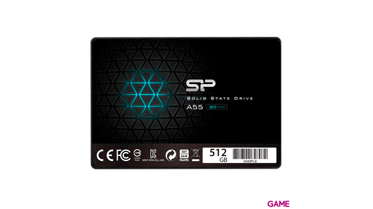 Silicon Power Ace A55 2.5" 512GB Serial ATA III 3D TLC - Disco Duro