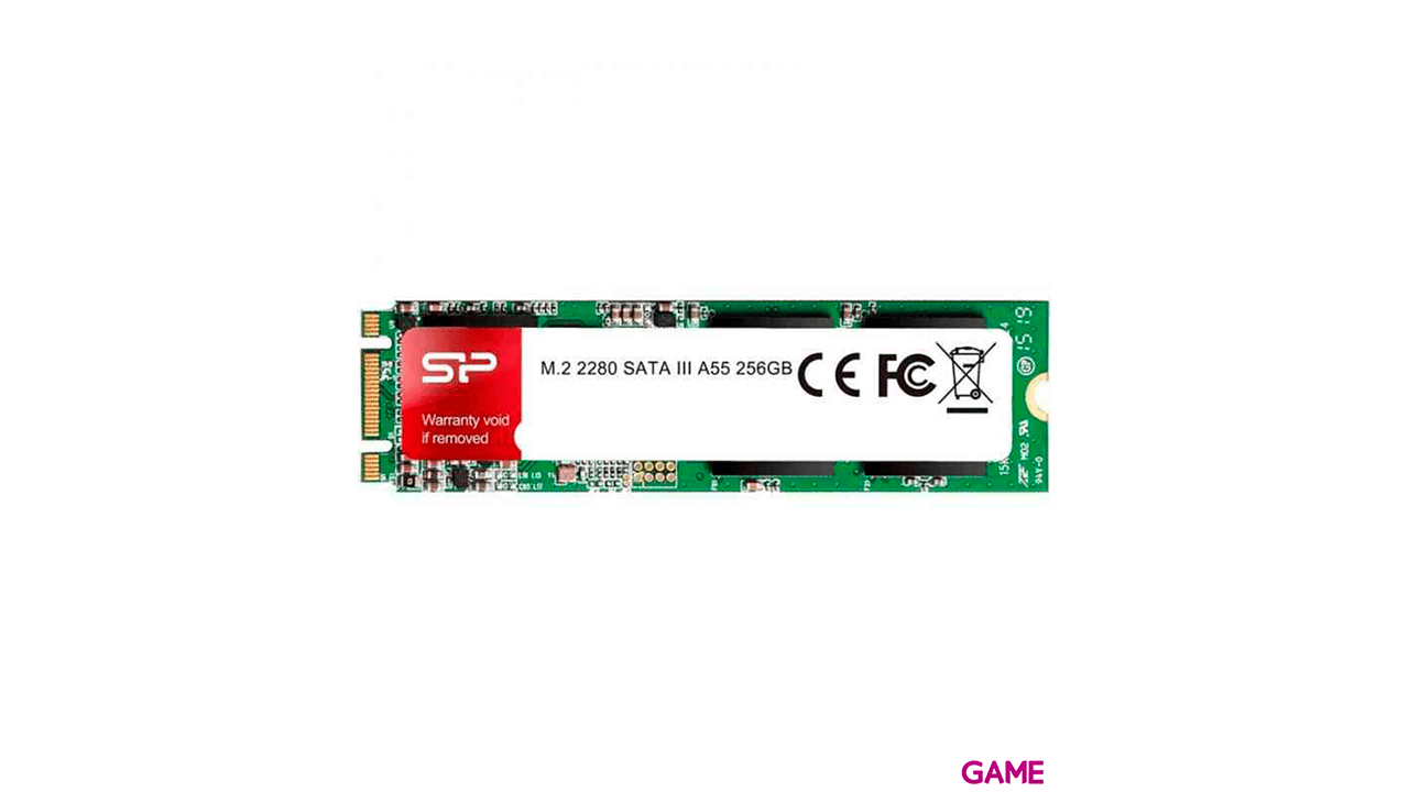 Silicon Power M.2 2280 A55 Half-slim 256GB Serial ATA III SLC